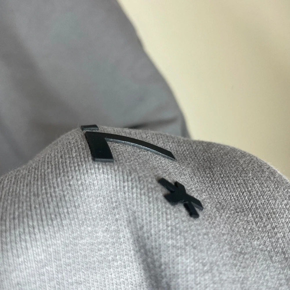 A-Cold-Wall Sweatpants Men's XL Gray Solid Logo 100% Cotton Tapered Drawstring - Picture 4 of 10